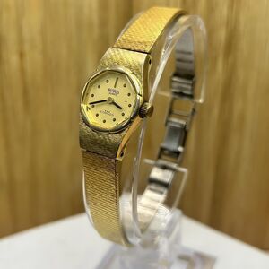 Benrus Watch Women Stainless Gold Steel Easy Read Water Resistant Battery Quartz